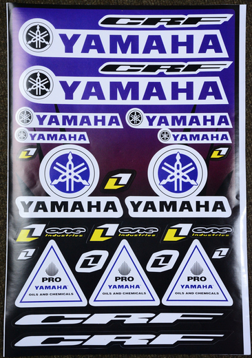 Наклейки набор D6024 Yamaha pitbikemarket.ru