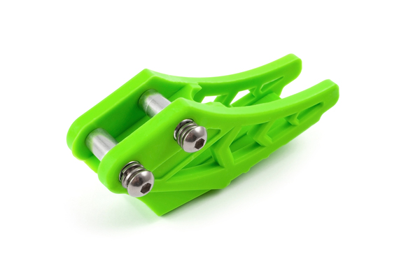 Успокоитель цепи (ловушка) для питбайка пластиковая универсальная зелёная pitbikemarket.ru