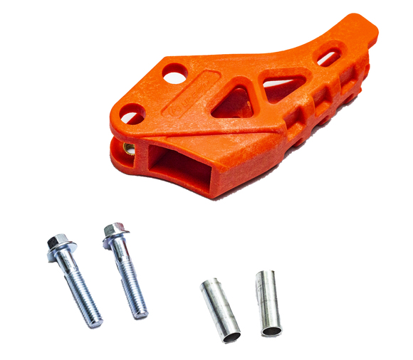 Успокоитель цепи (ловушка) для питбайка пластиковая универсальная оранжевая pitbikemarket.ru