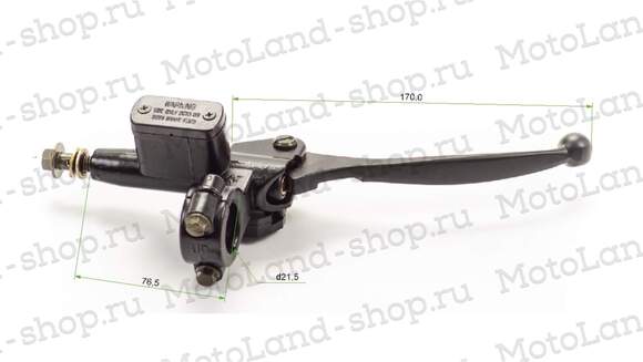 Главный тормозной цилиндр (передний) в сборе с рычагом TTR125 pitbikemarket.ru