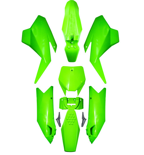 Комплект пластика YCF BIGY зеленый pitbikemarket.ru