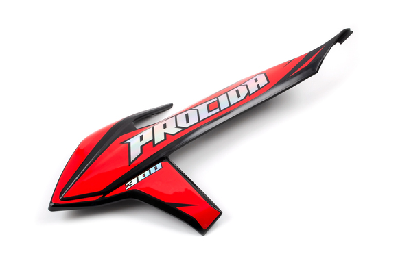 Обтекатель передний левый на эндуро KTM 20-23г. (рама К8) черный (с наклейками) pitbikemarket.ru