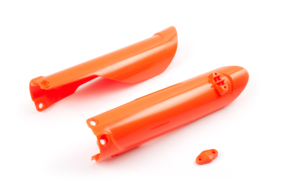 Защита перьев для эндуро мотоцикла под 48 вилку HTW/WP/MNT, оранжевые (Рама К8) pitbikemarket.ru