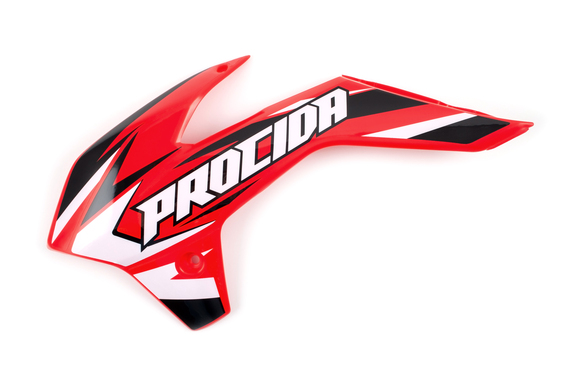 Боковой обтекатель передний левый красный BRZ X5/ X5 Lite/ Kayo K1/ Rockot R5F-R5F/ Progasi Race Max/ Procida K1 CB-PR pitbikemarket.ru