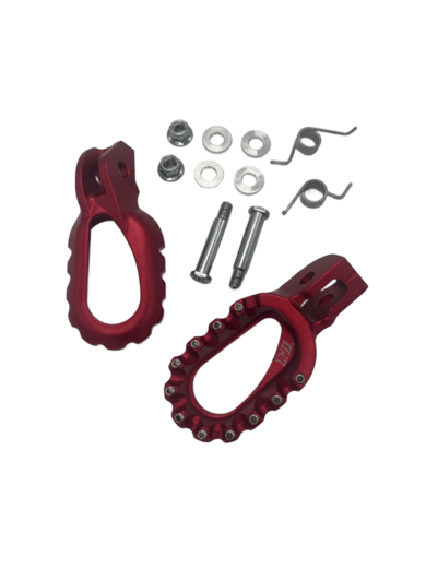 Подножки AJ1 (копия S3) красные (k10 frame) pitbikemarket.ru