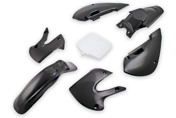 Комплект пластика питбайк  (тип KLX) черный pitbikemarket.ru