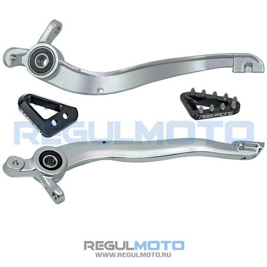 Рычаг заднего тормоза Regulmoto Nibbi 300NC, Holeshot, Crosstrec/ BRZ K8/ GR7-8, с треугольником pitbikemarket.ru